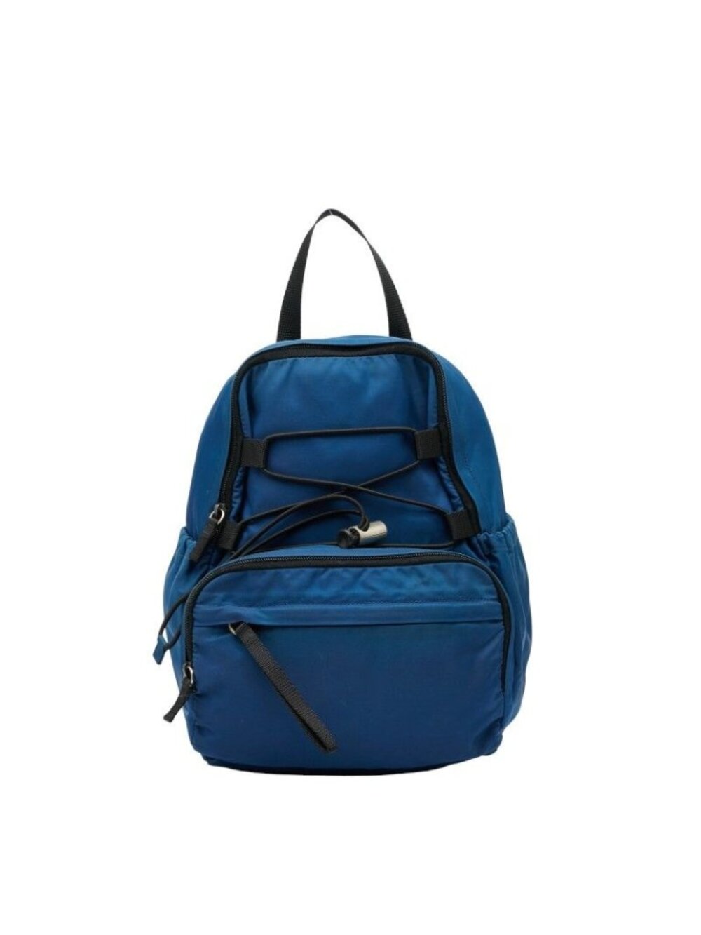 Prada Backpack Blue Black Nylon